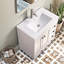 Ensemble de meuble-lavabo simple 30 po blanc moderne-1882907766