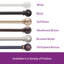 Wayfair Basics Ball End Single Curtain Rod, 28-48" or 48-86" Adjustable Length, 5/8" Dia. Steel-1534633859-1534800030