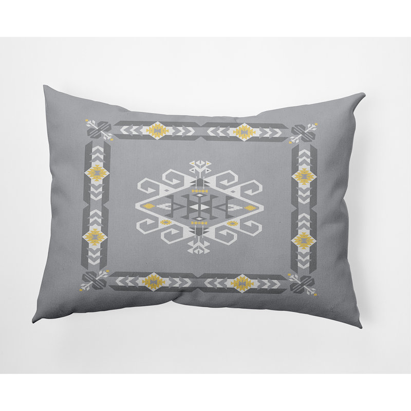 Housse de coussin d'extérieur rectangulaire Jodhpur, Gris