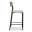 Tabouret de comptoir Rachelle - blanc