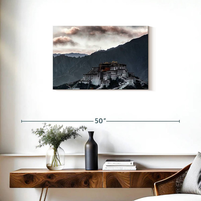 Adella Potala Palace Evening Glow, 20" H x 30" W