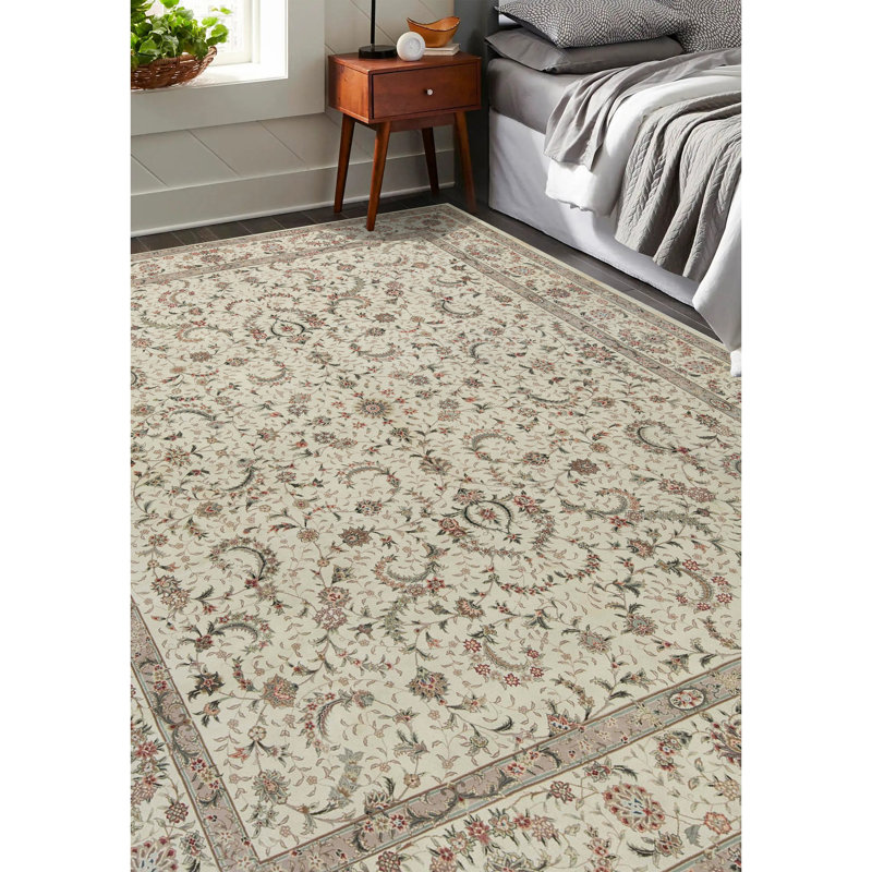 Elegance Oriental Area Rug in Ivory