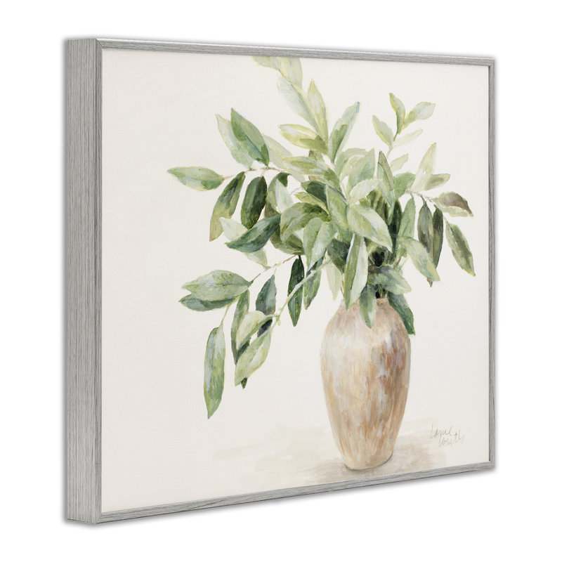 «Ivy Pott Plant», art de la giclée encadrée par Lanie Loreth, Estampe numérique Farmhouse, H 11 po x l 14 po