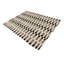 Tapis noir et blanc Ponce