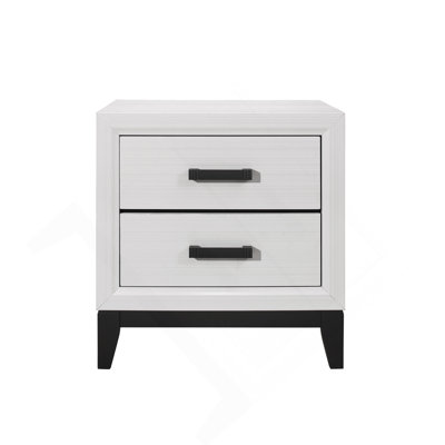Table de chevet blanche