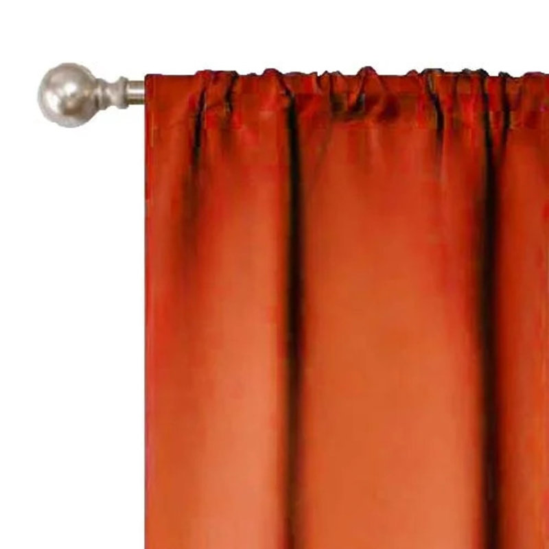 Paire de rideaux obscurcissant avec œillets Millendon, L 70 po x L 96 po, Bleu pierre