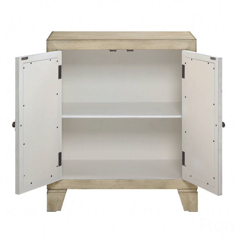 Console Table, With Mirrored Doors