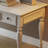 White Rectangular Solid Wood with 2 drawers desk