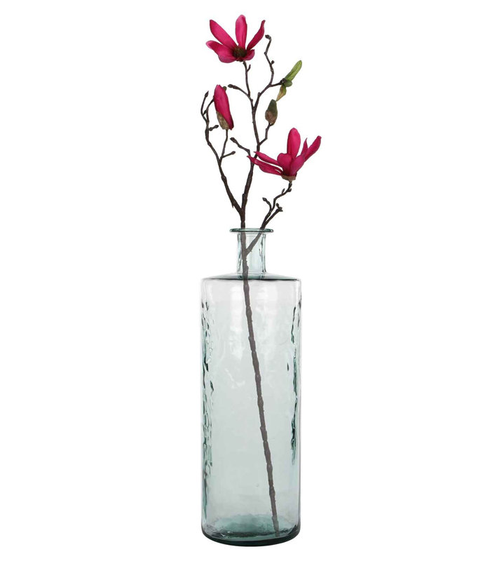 Brinley Glass Decorative Bottle, Transparent, 75cm H x 25cm W x 25cm D