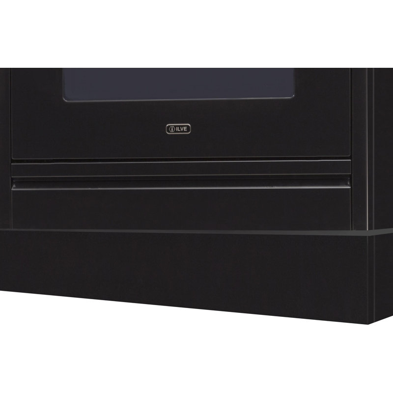 Nostalgie And Pro Range Trim kit, Glossy Black, 6" H x 30" W x 21.65" D