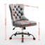 Chaise de bureau rembourrée, chaise capitonnée avec base en métal-2128079025