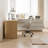 97.6’‘ Extendable Home Office Dresser Desk L-Shaped Computer Desk With Storage Drawers-2043920938