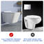 Toilette murale une pièce Rainlex RX-T41W