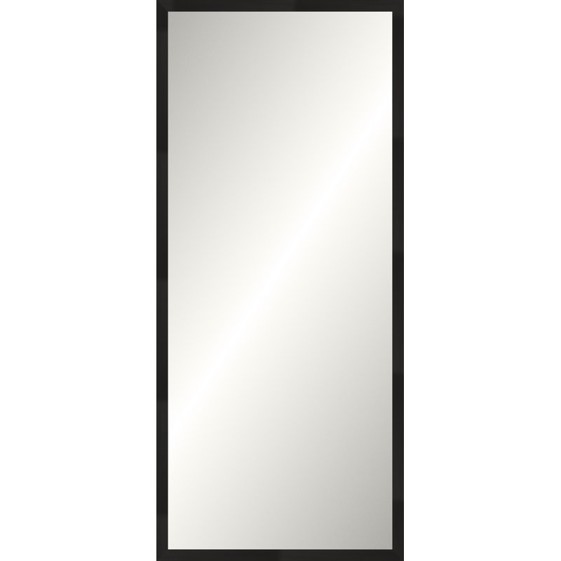 Espresso Gallery Mirror, Wide Leaner