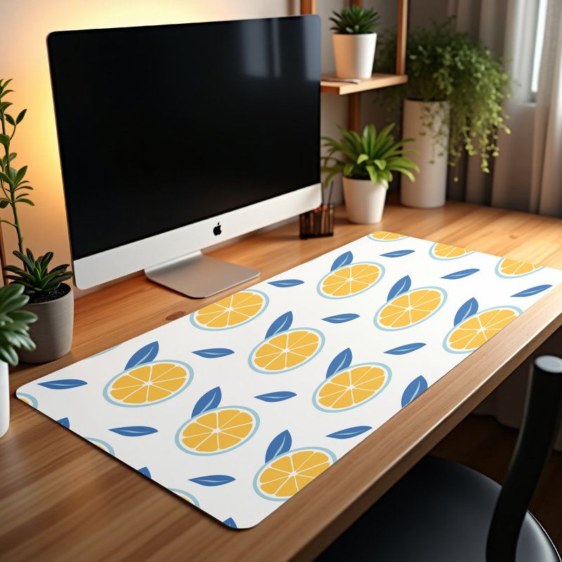 Polyester Desk Pad, 31.5x15.5