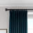 London Linen Solid Room Darkening Pinch Pleat Single Curtain Panel-53126527-53126525