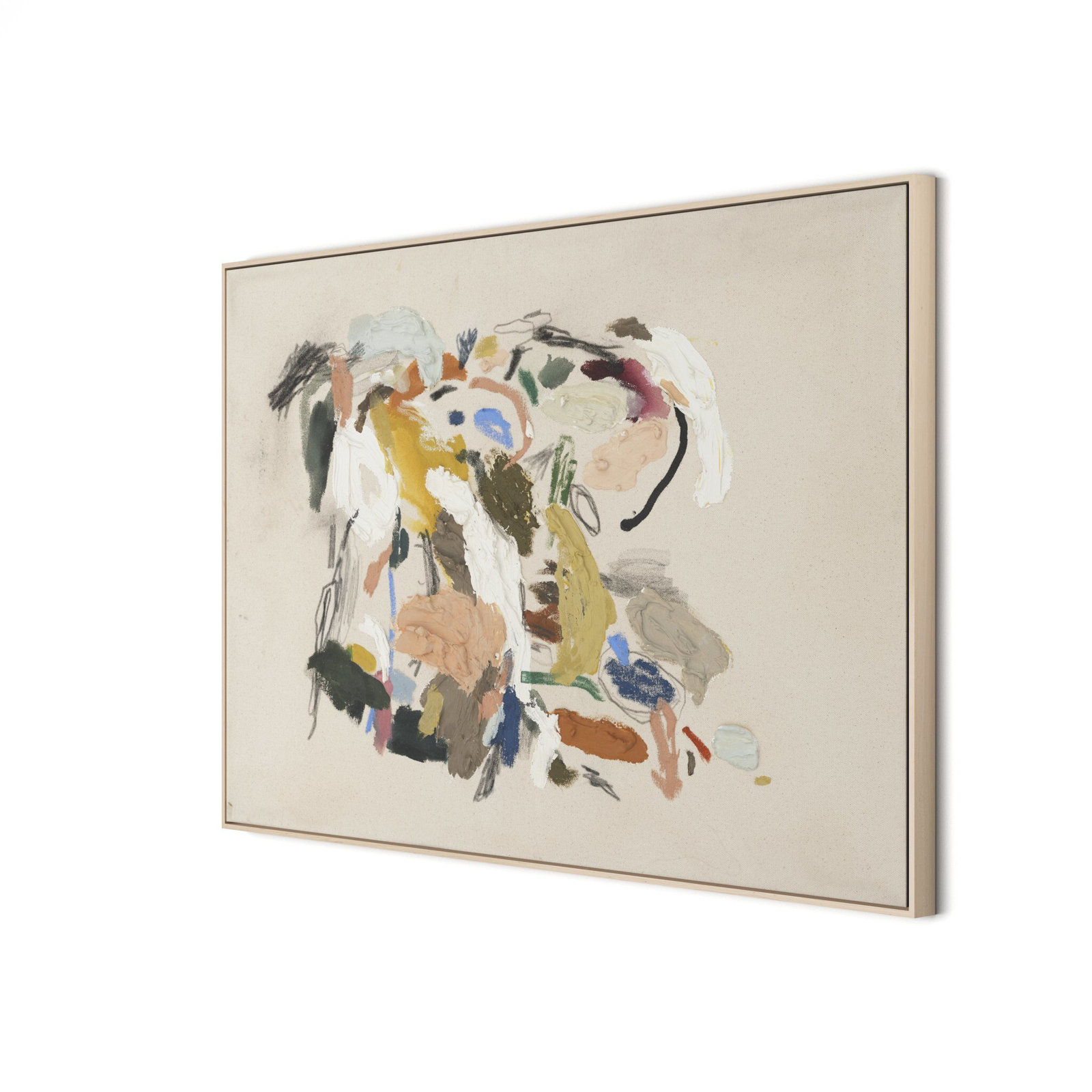 May I Have This Dance by Allison Rohland, 48" H x 32" W, Beige
