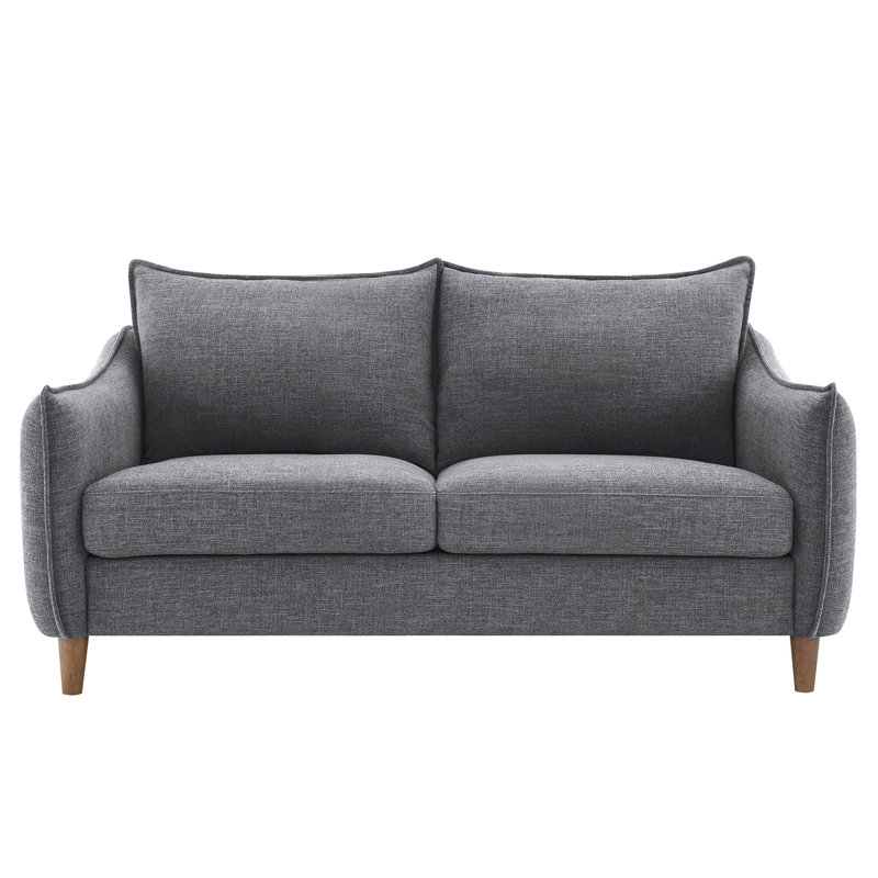 Causeuse inclinée 65,5 po Clayton, Gris foncé