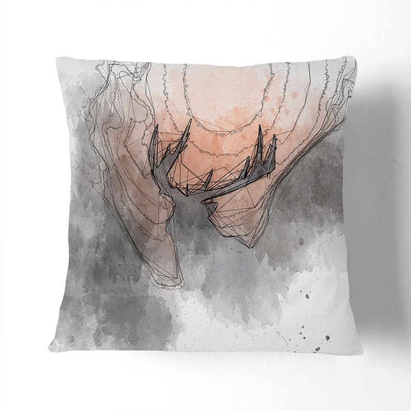 Square Throw Cushion, 55cm H x 55cm W x 20cm D