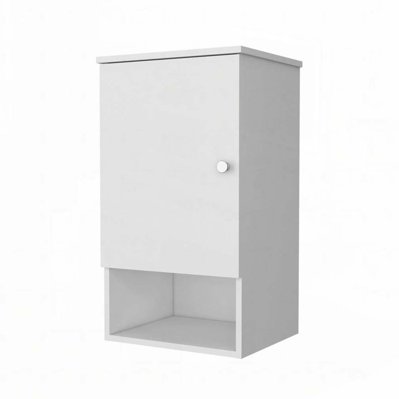 Pharmacie avec une porte, Blanc, H 28,6 po x l 16,2 po x P 13,9 po