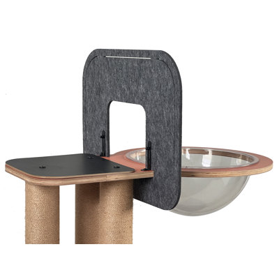 Hewe Cat Basketball Hoop with Scratcher