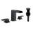 Widespread Bathroom Faucet with Drain Assembly-91309697