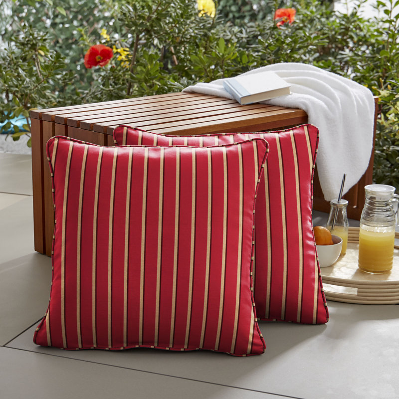 Northrup Outdoor Sunbrella Throw Pillow, 16" H x 16" W x 6" D