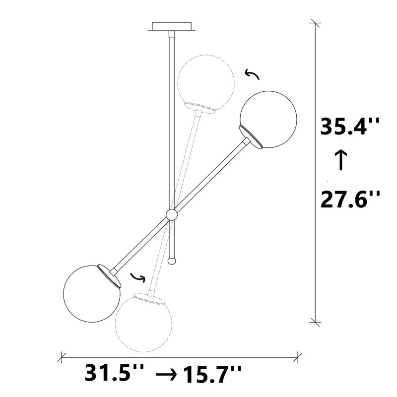 2 - Light Chandelier