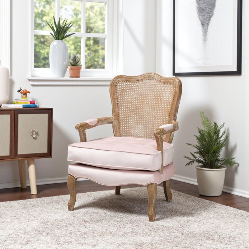 Fauteuil Abington, Rose clair
