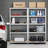 457.2cm W Metal Shelving Unit-697315099