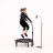 SkyFitness 40in Trampoline with Adjustable Handle