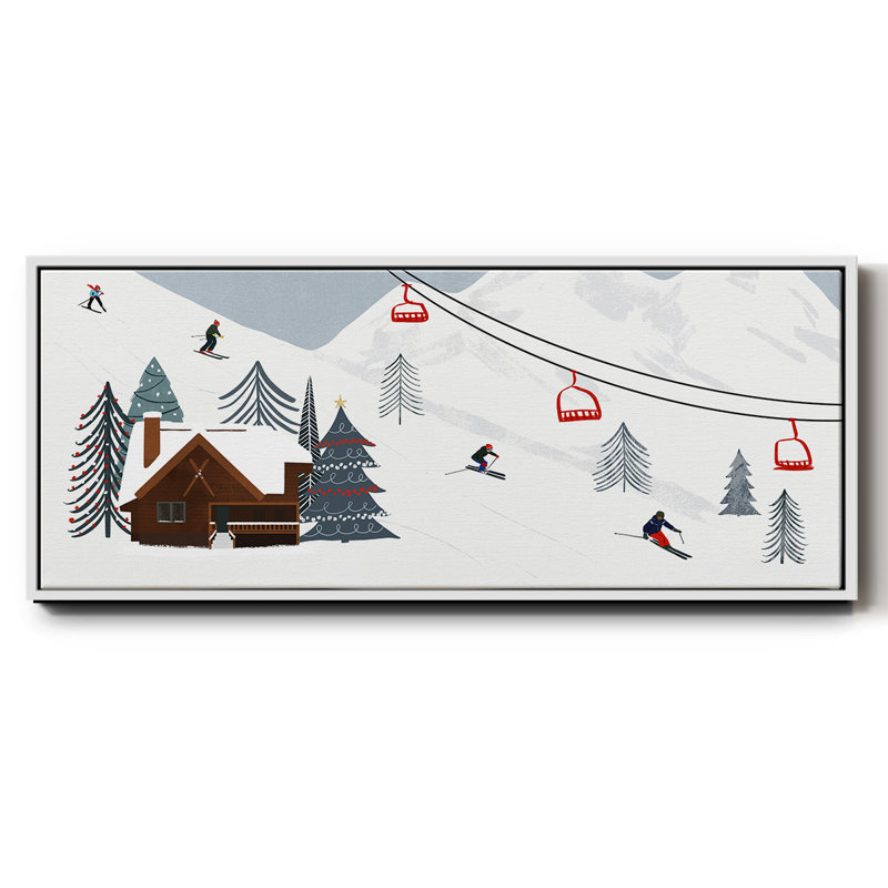 Collection «Ski Slope», toile encadrée, H 8 po x l 20 po