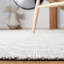 Tapis géométrique ivoire en laine et coton tissé à la main Brocklesby-1225897645