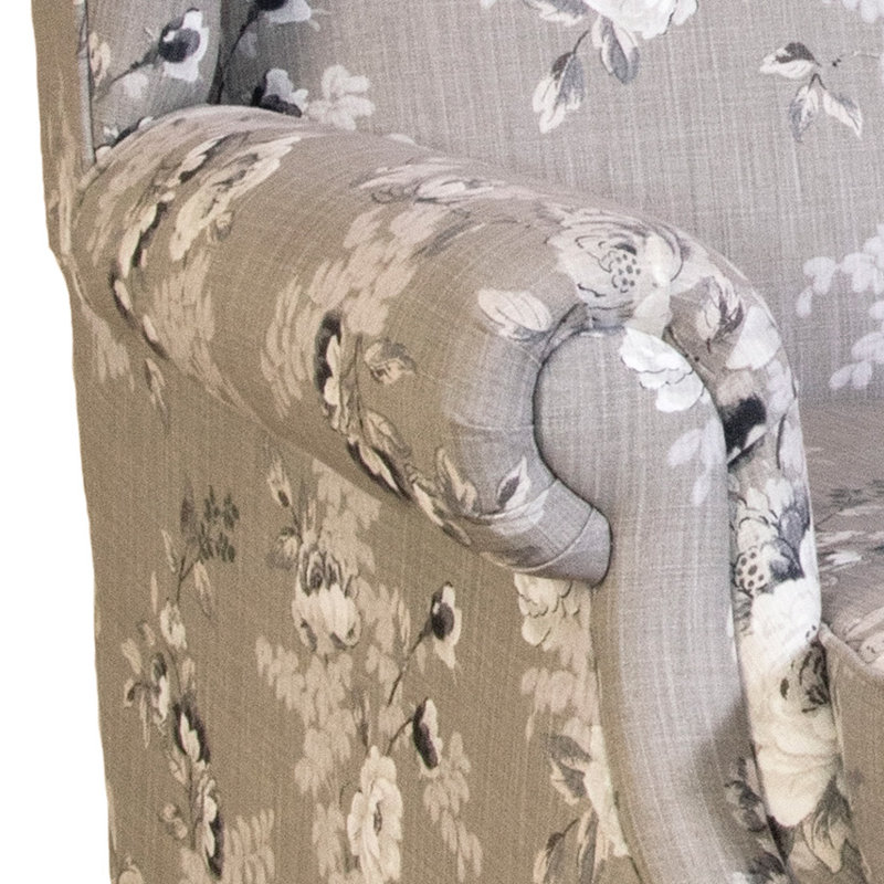 Willesden Upholstered Wingback Chair, Chatsworth Dove