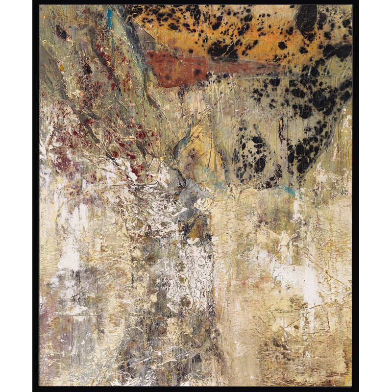 The Giving Tree II Painting, Black Framed