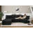 133'' Curved Sectional Sofas With Ottoman-766479670