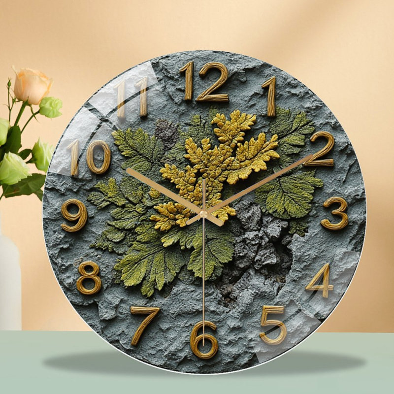 Horloge murale en pierre 12 po