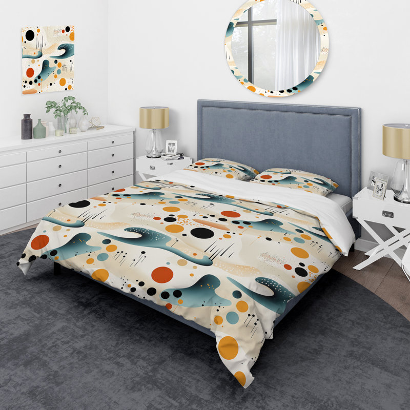 Ensemble de housse de couette Organic Minimalism, Housse de couette pour très grand lit et 2 très