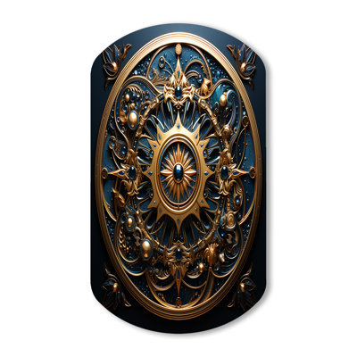 Alnisha - Abstract Botanicals Cylinder Shape Assymterical Metal Wall Art