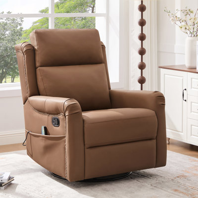 Fauteuil inclinable de massage inclinable et moderne avec massage à 8 points avec chauffage et poche de rangement pour le salon et le cinéma maison