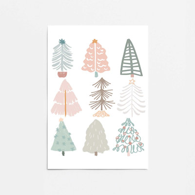 «Playful Christmas Trees II», reproduction