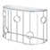 Chequetta 42.13'' Glass Top Console Table