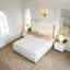 Lit plateforme tapissier à oreilles Minimalist Rustic No Noise-2000292657