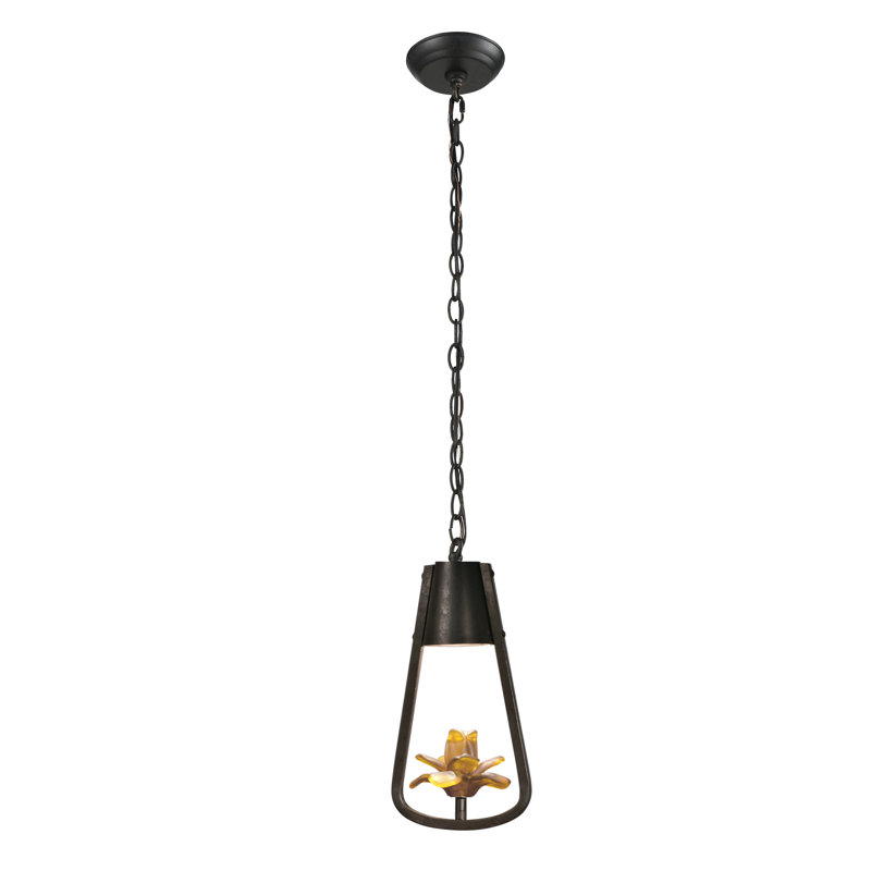 Luminaire suspendu en verre à DEL Jeeves