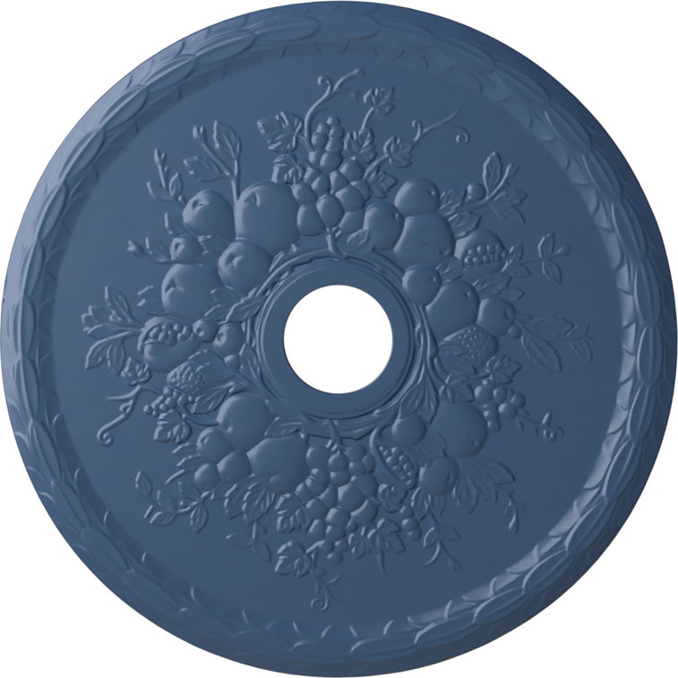 22 5/8"OD x 3 5/8"ID x 5/8"P Grape Ceiling Medallion (Fits Canopies up to 3 5/8")