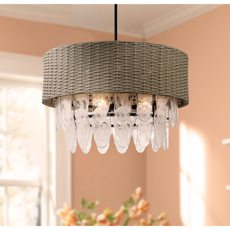 Bayou Breeze Coleeta - 9 Light Pendant In Coal Finish