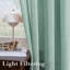 Rideaux semi-transparents avec œillets en mélange de lin - 37 po / 52 po de largeur, panneaux semi-privés et filtrant la lumière pour chambre à coucher -1267717061-1267717060