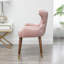 Fauteuil demi-tonneau capitonné à dossier capitonné-1262431825