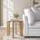 Kering Solid Wood End Table