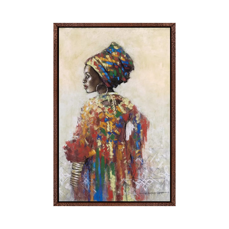 Celebration Of Beauty II by E.A. Orme - Print on Canvas, Classic Brown Wood Framed, 101.6 cm H x 66.04 cm W